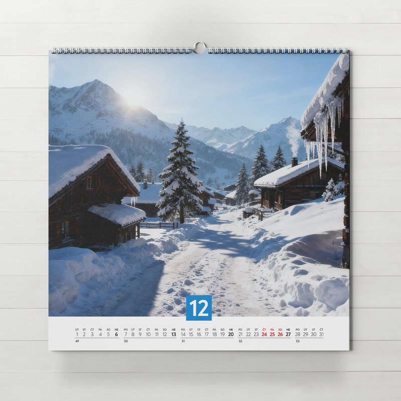 Nástěnný fotokalendář Trendy