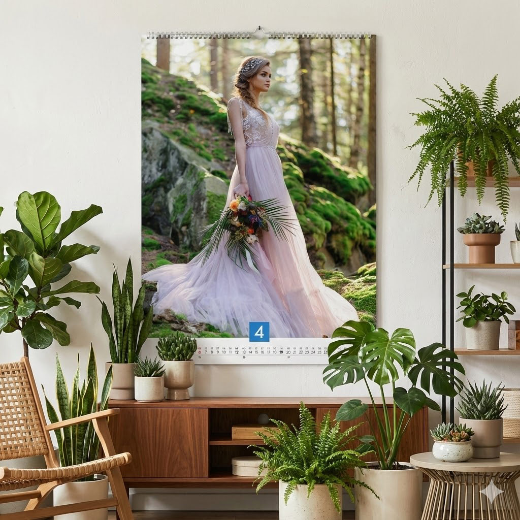 Nástěnný fotokalendář Trendy z vlastních fotek, A4 na výšku